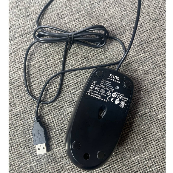 Copied - Logitech USB Mouse with Scroll Wheel B100 - Picture 2 of 2